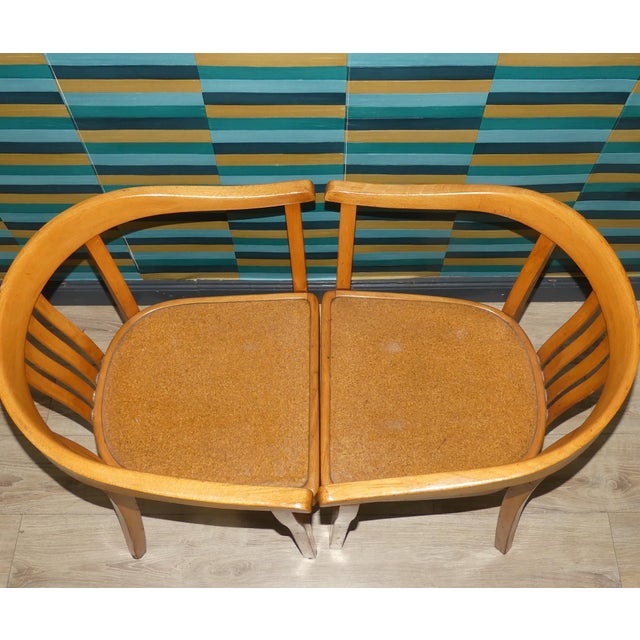 Bauhaus Wooden Desk Armchair in the style of Gropius, 1940s-1950s For Sale - Image 9 of 14