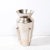 Ceramic Late 20th Century Modernist Urn Form Ceramic Vase With Rectilinear Detailing & Platinum Glaze For Sale - Image 7 of 9