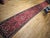 Red Vintage Persian Sarouk Lilian Runner Rug, Hand-Knotted Wool, Floral Design, Red & Pink, 3x25 For Sale - Image 8 of 17