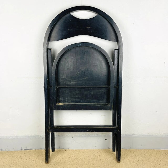 Italian Tric Folding Chairs by Achille and Pier Giacomo Castiglioni for BBB Emmebonacina, 1970s For Sale - Image 9 of 11