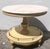 Mid-Century Modern Vintage French Provincial Round Marble Accent Table For Sale - Image 3 of 11