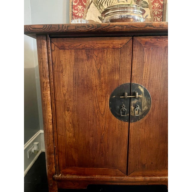 Late 19th Century Qing Elm “Wedding Cabinet” For Sale In Greensboro - Image 6 of 10