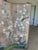 Wood Antique Hand-Painted Japanese Three-Panel Screen With Birds and Bamboo Motif For Sale - Image 7 of 12