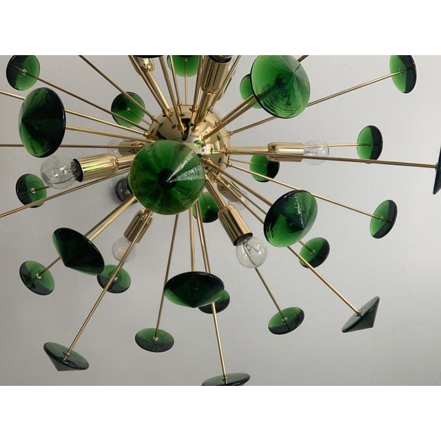 Early 21st Century Murano Style Glass Sputnik Multicolors Italian Handmade Chandelier from Simoeng For Sale - Image 5 of 14