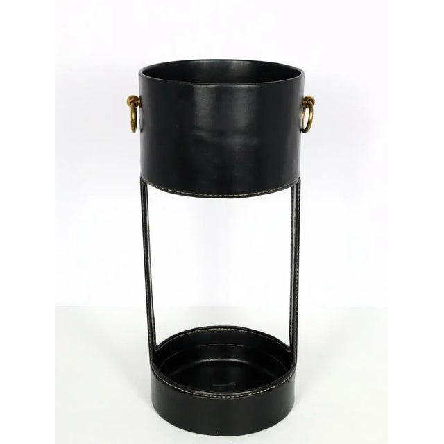 Vintage Umbrella Stand by Jacques Adnet, 1950 For Sale - Image 6 of 13