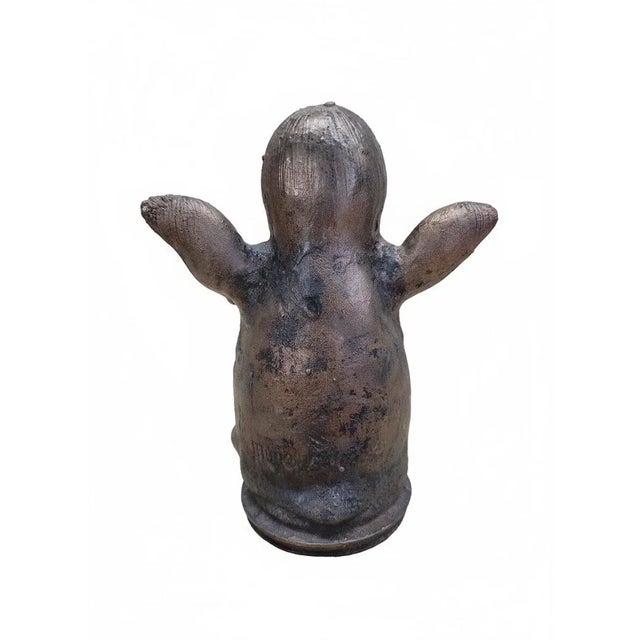 Vintage Bronze Foundry Mold — Munsingwear Penguin (Industrial Sculpture) Dimensions: 8ʺ H × 6.25ʺ W × 4ʺ D Materials:...