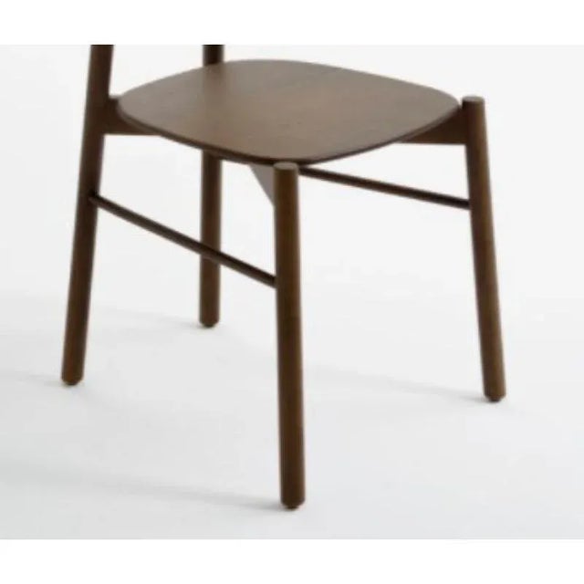 Bokken Chairs in Beech Wood by Colé Italia, Set of 4 For Sale - Image 4 of 8