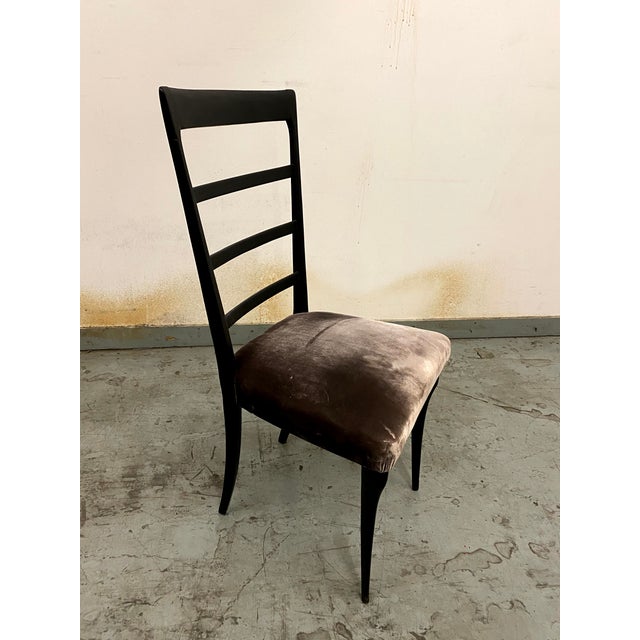 Set of 4 Vintage Italian Dining Chairs For Sale In Chicago - Image 6 of 9