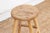Farmhouse Ranch Style Round Stool With Timeworn Patina For Sale - Image 3 of 7