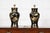 Large English Chinoiserie Papier-Mâché Table Lamps, 1950, Set of 2 For Sale - Image 3 of 16