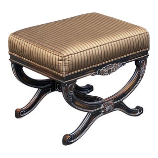 Woodmark Carved Curule X Bench For Sale