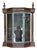 Antique Carved Italian Walnut Santos Reliquary Cabinet For Sale