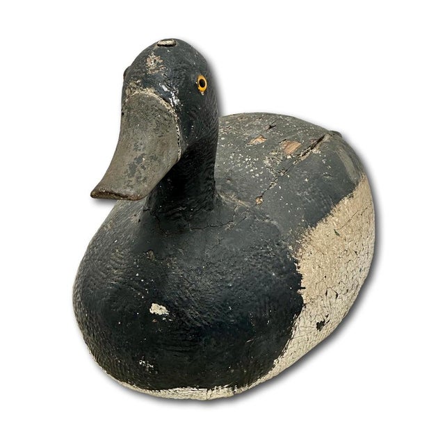 This Really is a Great Looking Antique American Duck Hunters Working Decoy. Circa Approx Early 20th Cebtury. LARGE SIZE -...