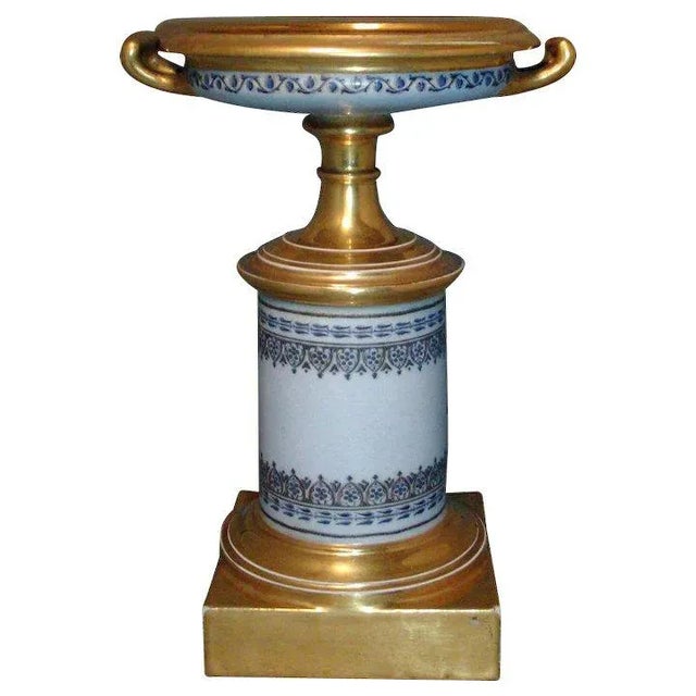 Early 19th Century French Empire Paris Porcelain Tazza For Sale - Image 11 of 11