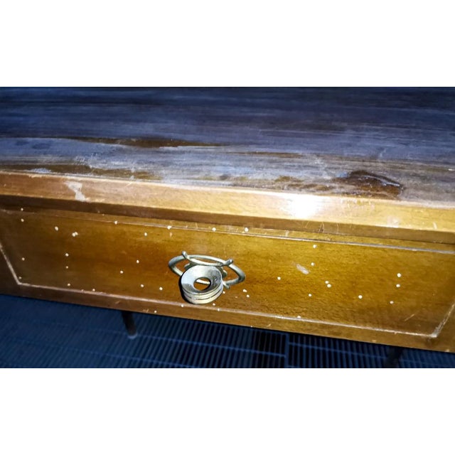 Art Deco Italian One Drawer Console Table For Sale - Image 9 of 18