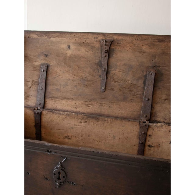 18th Century Walnut Trunk For Sale - Image 6 of 7