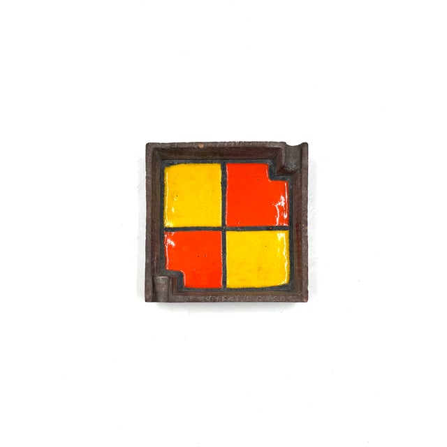 Aldo Londi Mid-Century Space Age Ceramic Ashtray, Aldo Londi Bitossi Italy 1970s For Sale - Image 4 of 17