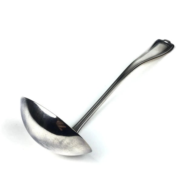 American Rogers Silver Plate Soup Ladle For Sale - Image 3 of 7