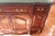 Wood 71” Bau Furniture French Louis XV Burl Wood and Green Marble Sideboard Buffet For Sale - Image 7 of 17