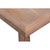 Rustic Carved Leg Console Table in Natural Pine For Sale - Image 10 of 12