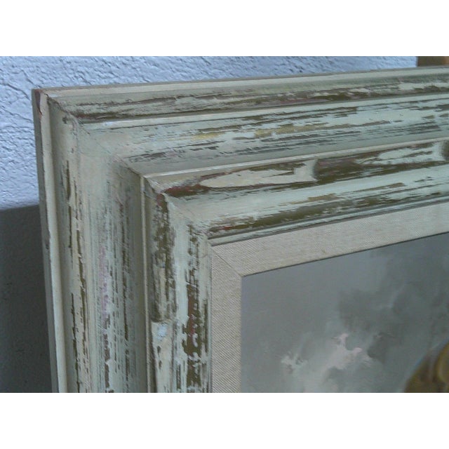 Wood 1960s Mid-Century Modern Portrait of a Lady For Sale - Image 7 of 9