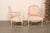 Mid 20th Century French Pair of Louis XV Style Fauteuils For Sale - Image 4 of 13