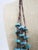 Late 20th Century Turquoise Shell Hieshi Beaded Multi Strand Necklace For Sale - Image 4 of 7