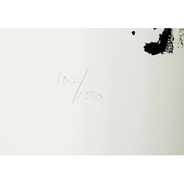 Abraham Rattner (1895-1978) "Peachum" lithograph paper from the "Beggar's Opera" portfolio, numbered 102 of 150 The...