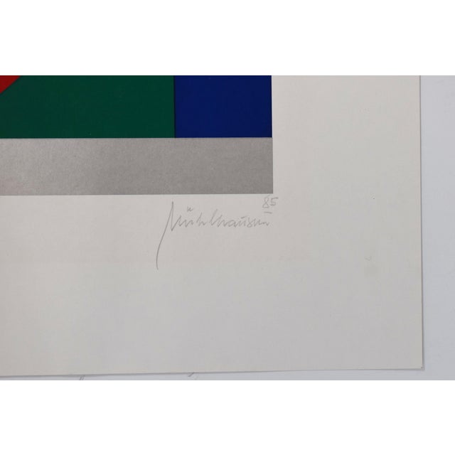 Knud Mühlhausen, Composition, 1985, Lithograph For Sale - Image 3 of 7