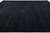 Japandi Minimalist Handmade Charcoal Wool & Bamboo Silk Rug With Grid Texture For Sale - Image 11 of 12