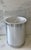 Hollywood Regency Vintage Ice Bucket With Lucite and Silver Foil Finish For Sale - Image 3 of 8