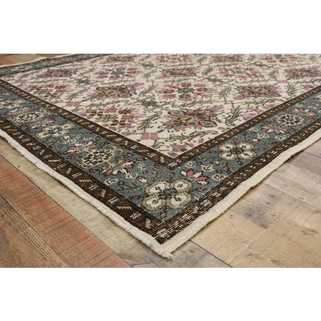 Vintage Turkish Sivas Rug - 05'08 X 10'00 For Sale In Dallas - Image 6 of 10
