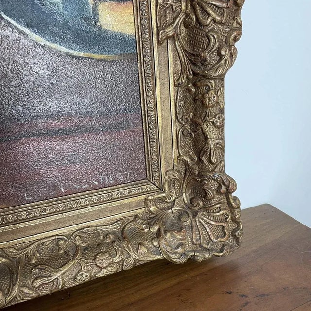 Gold L. Blanckaert, Still Life, 1800s, Oil on Panel For Sale - Image 8 of 15