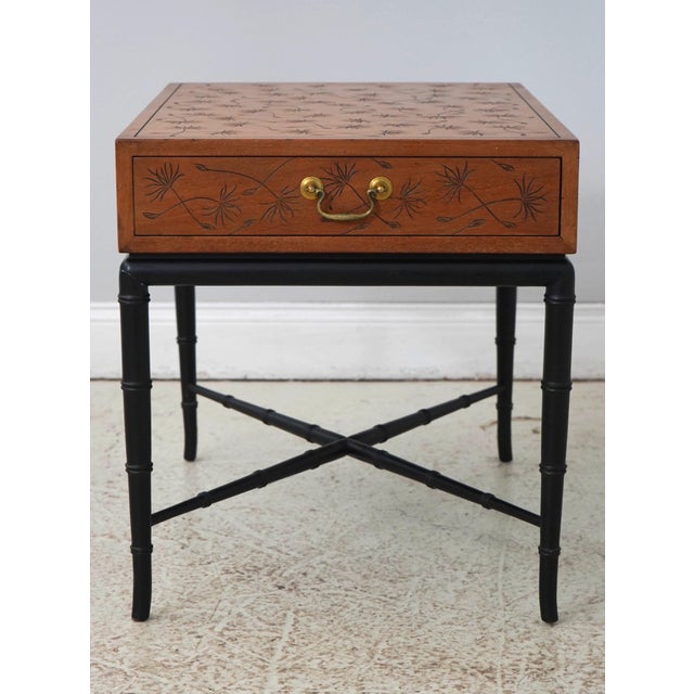 Age: C.1960s Details: Model T256 Ebonized Bases Dovetailed Drawer Construction High Quality Construction Incised Etched...