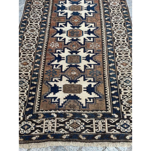 Antique Caucasian Shirwan Lesgui Rug, 1890s For Sale - Image 3 of 17