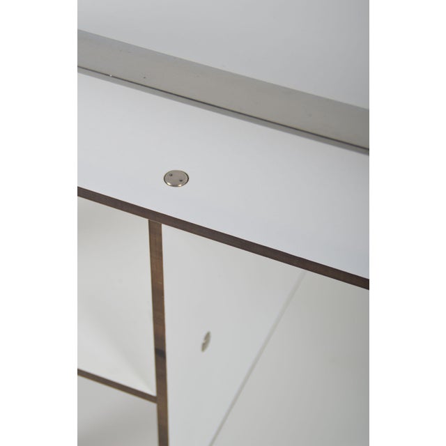 Italian Serving Trolley with Sleek Design, 1980s For Sale - Image 6 of 9