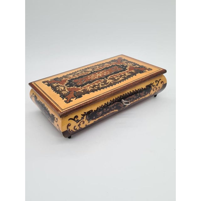 Wood Vintage Italian Baroque Style Box, 1970s For Sale - Image 7 of 11