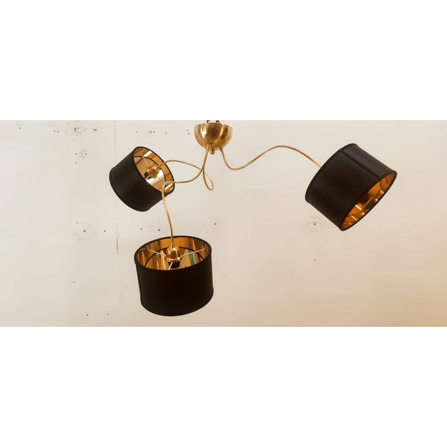 Brass Ceiling Light with Adjustable Arms For Sale - Image 16 of 18
