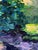 Forest Green Oil Painting a Walk Through the Evening Forest Boris Serdyuk For Sale - Image 8 of 11
