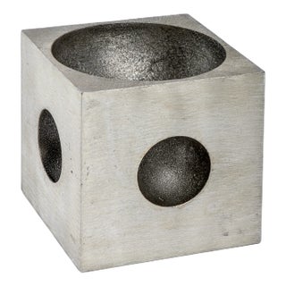 Lorenzo Burchiellaro, Cubo, 1970s, Aluminum For Sale