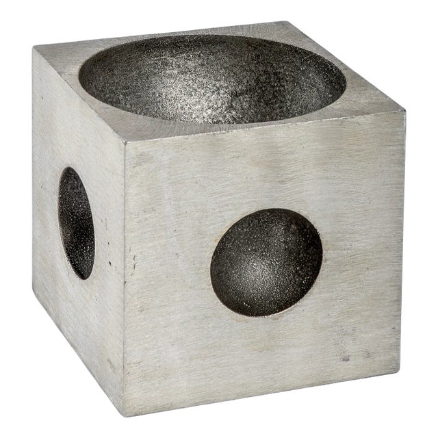 Lorenzo Burchiellaro, Cubo, 1970s, Aluminum For Sale