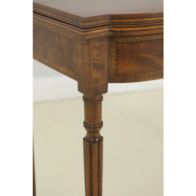 Kittinger Colonial Williamsburg Cw318 Mahogany Sheraton Games Table