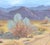 Mid-Century Palm Springs Landscape in Oil on Canvas Gorgeous mid-century landscape of a Palm Springs desert scene by Alice...