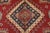 Kazak Rug 10’6” X 14’7” Red Wool Tribal Hand-Knotted Oriental Carpet For Sale In Philadelphia - Image 6 of 15