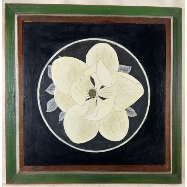 2000 - 2009 Original Painting Sweet Magnolia, John Klock, Oil on Board 2000 For Sale - Image 5 of 6