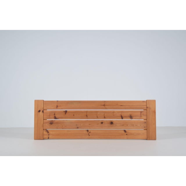 Swedish Pine Bench by Nils Troed for Glas Mäster, 1960s For Sale - Image 4 of 9