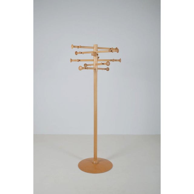 Light Yellow Danish Coat Rack by Nanna Ditzel for Kolds Savvaerk, 1991 For Sale - Image 8 of 8