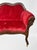 Mid 20th Century The Chateau Salon: Custom French Louis XV Rococo Revival Crimson Velvet Settee For Sale - Image 9 of 14