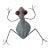 1980s Vintage Brutalist Torch-Cut Patinated Copper Frog Wall Sculpture For Sale