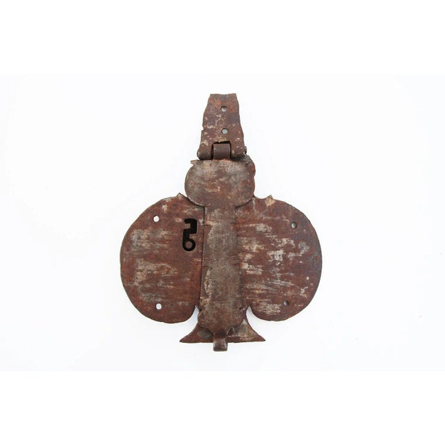18th Century Wrought Iron Chest Lock For Sale - Image 13 of 13
